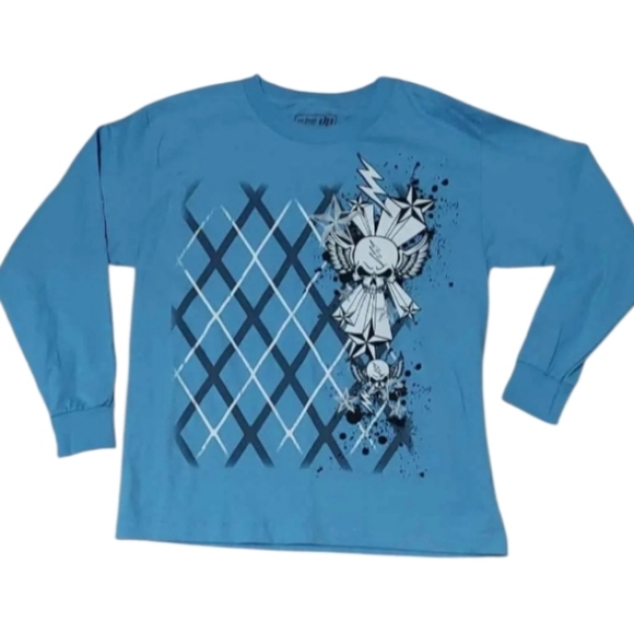 urban pipeline Other - NWT Urban Pipeline Blue Diamond Skull Graphic Long Sleeve Tee
